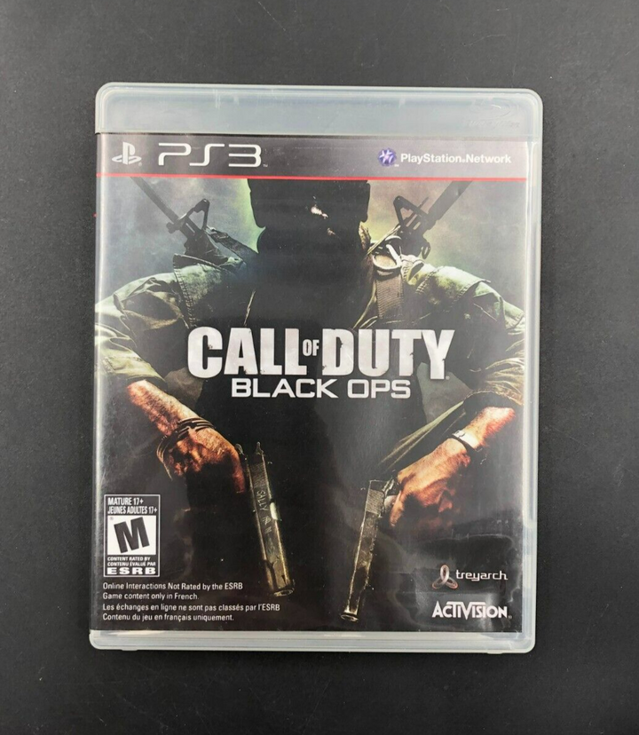 Call of Duty: Black Ops (Sony PlayStation 3, PS3) in Case w/ Manual