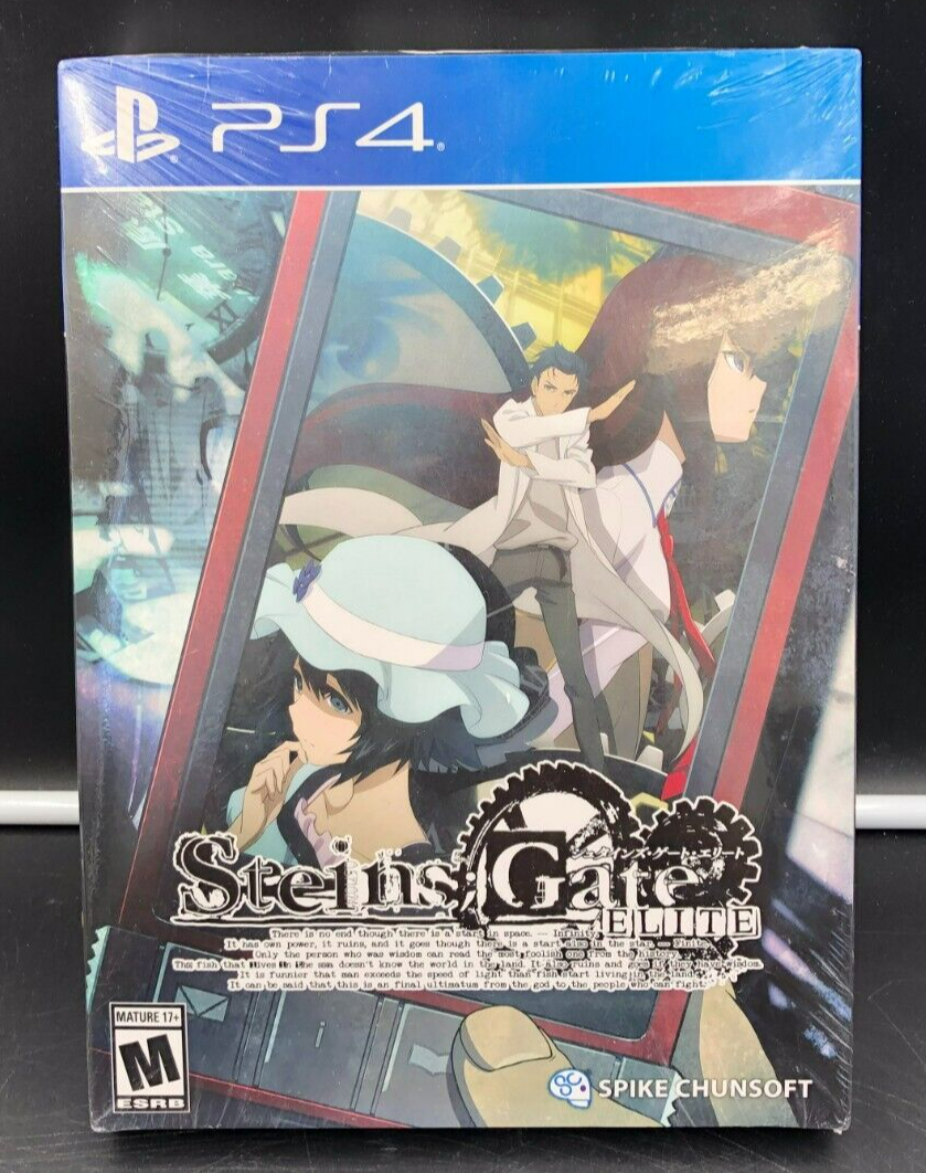 SPIKE CHUNSOFT PS4 - Steins; Gate ELITE Limited Ed. *BRAND NEW, SEALED*