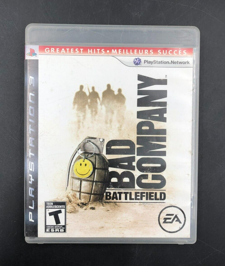 Battlefield: Bad Company (PlayStation 3, PS3) w/ Manual