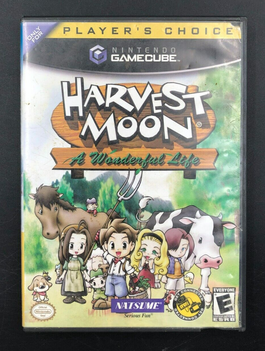 Harvest Moon: A Wonderful Life Nintendo GameCube w/ Manual
