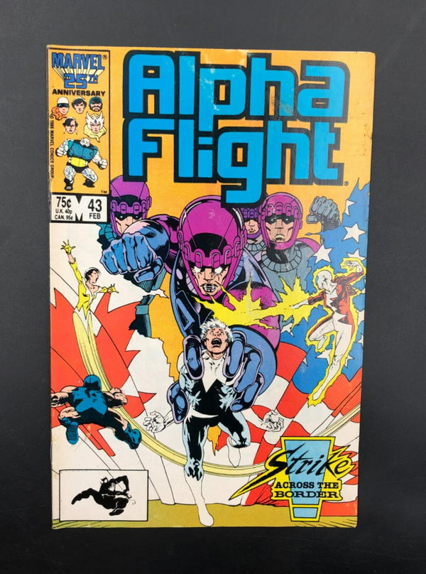 Alpha Flight: Strike Across the Border Issue #43 (Marvel Comics) Comic Book