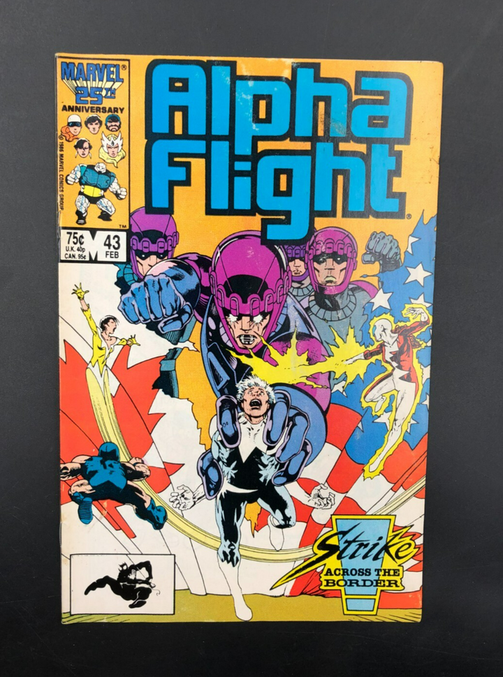 Alpha Flight: Strike Across the Border Issue #43 (Marvel Comics) Comic Book