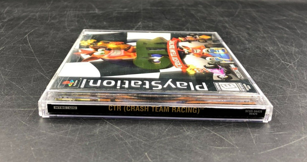 CTR: Crash Team Racing (Sony PlayStation, PS1) in Case w/ Manual