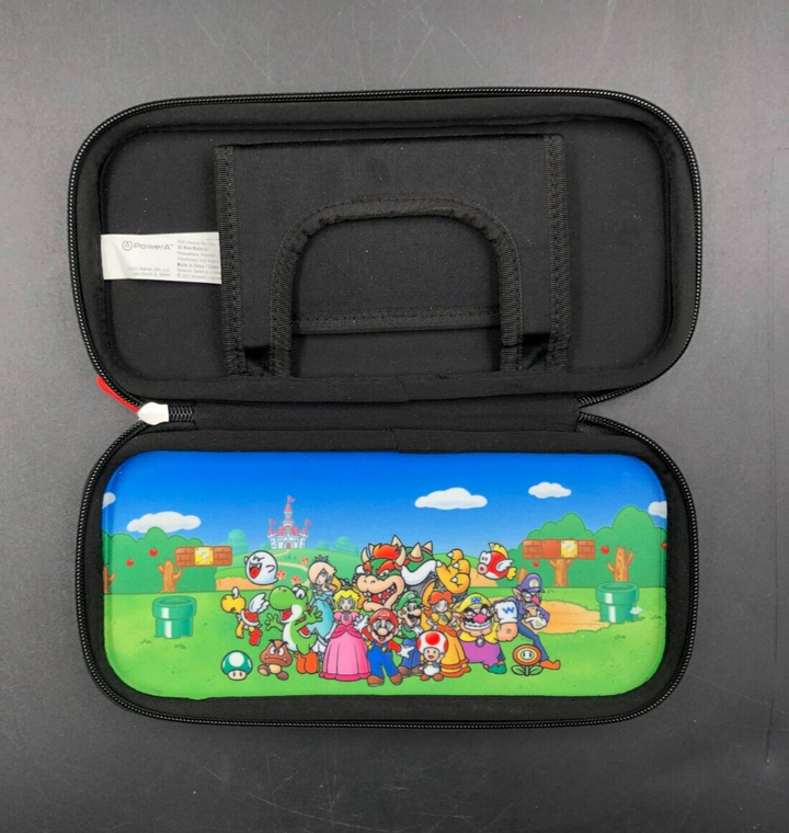 PowerA Super Mario - Fireball Mario Nintendo Switch Slim Soft Travel Case