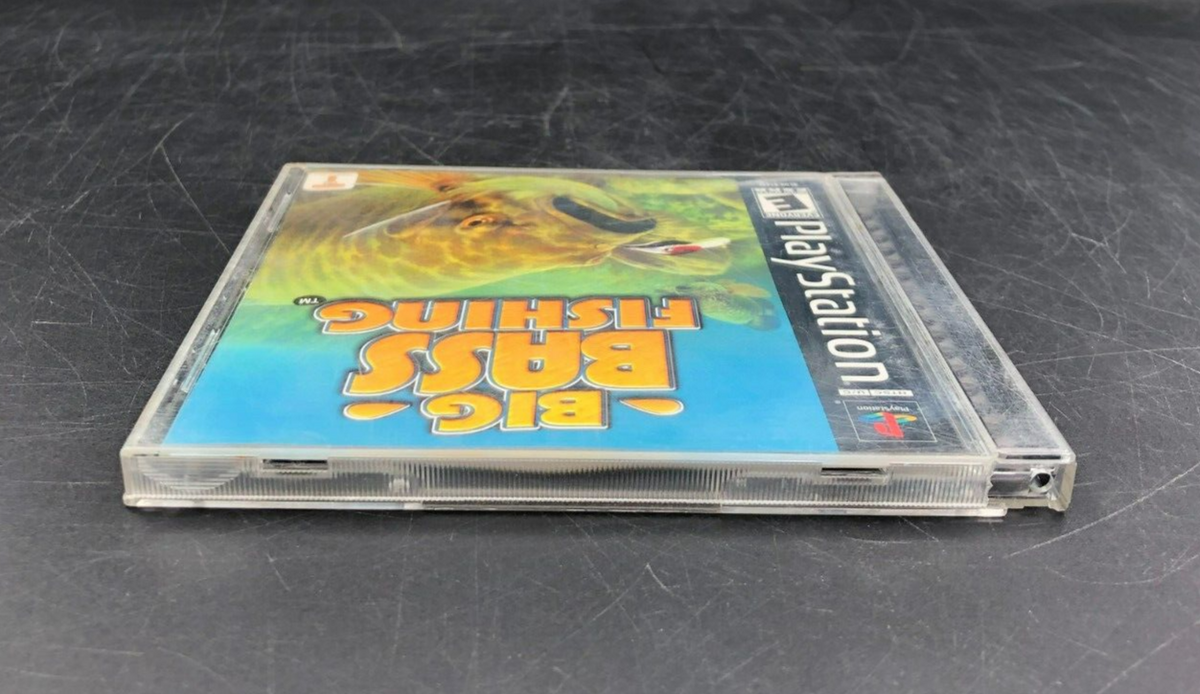 Big Bass Fishing (Sony PlayStation, PS1) in Case w/ Manual