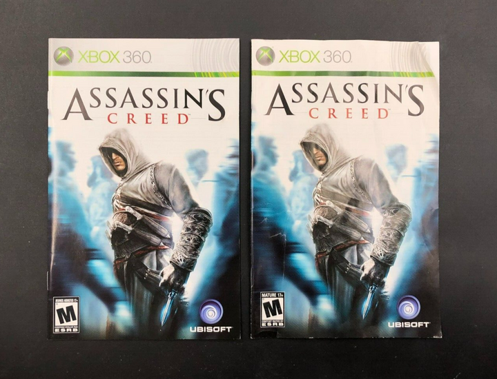 Assassin's Creed (Microsoft XBOX 360) in Case w/ Manual + Bonus Disc