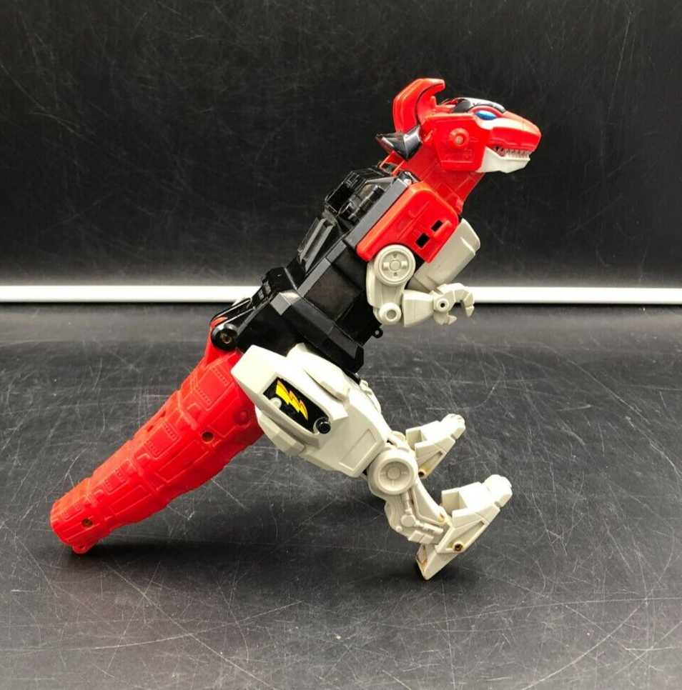 1991 Bandai Mighty Morphin Power Rangers Red T-Rex Zord Megazord Action Figure