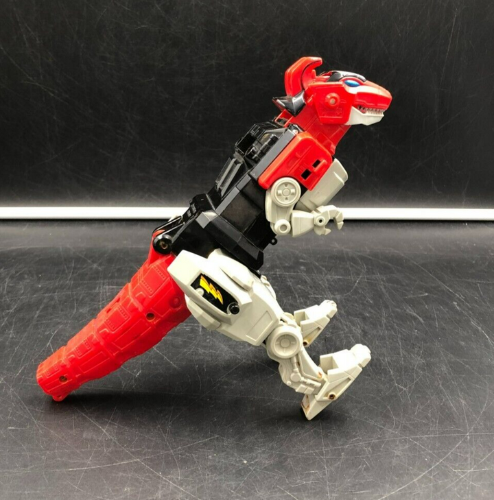 1991 Bandai Mighty Morphin Power Rangers Red T-Rex Zord Megazord Action Figure