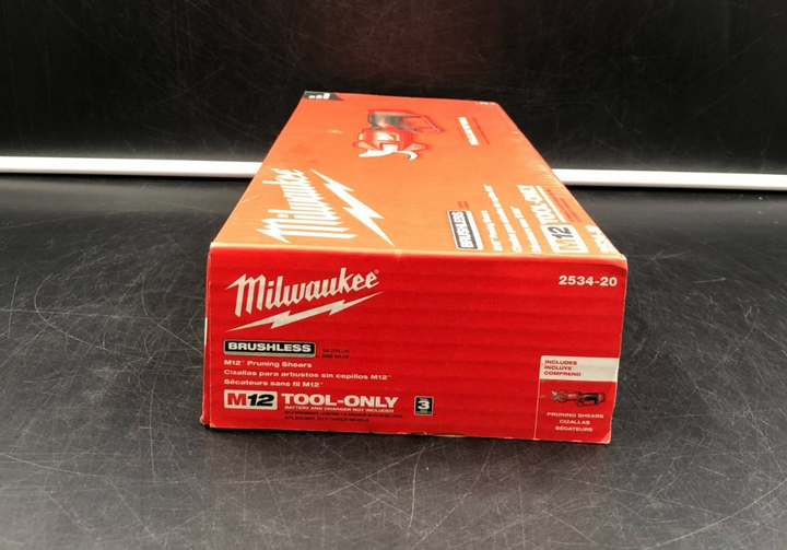 Milwaukee 2534-20 M12 Brushless Pruning Shears (Tool-Only) - NEW