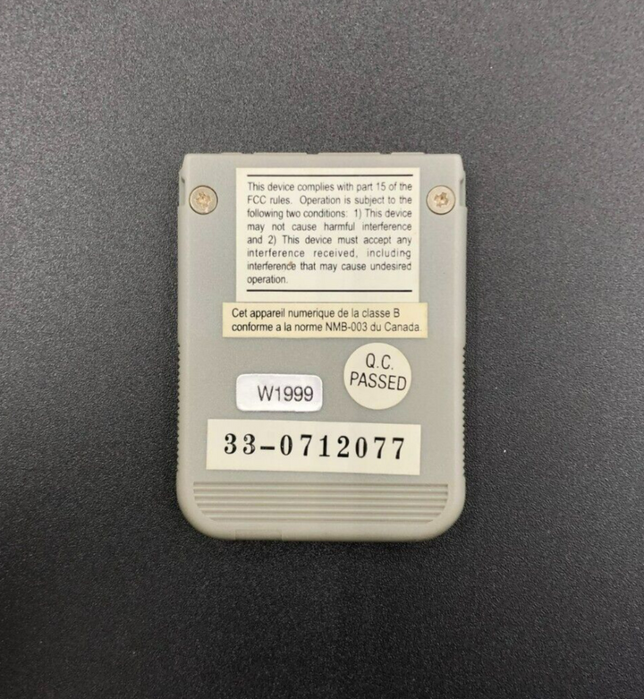 Performance Memory Card For the PlayStation 1, PS1