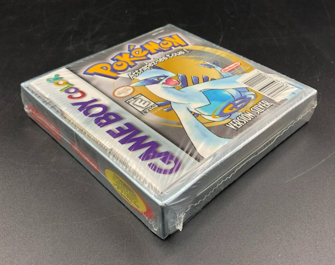 Pokemon: Silver Version (Game Boy Color, GBC) Canadian Variant - NEW SEALED