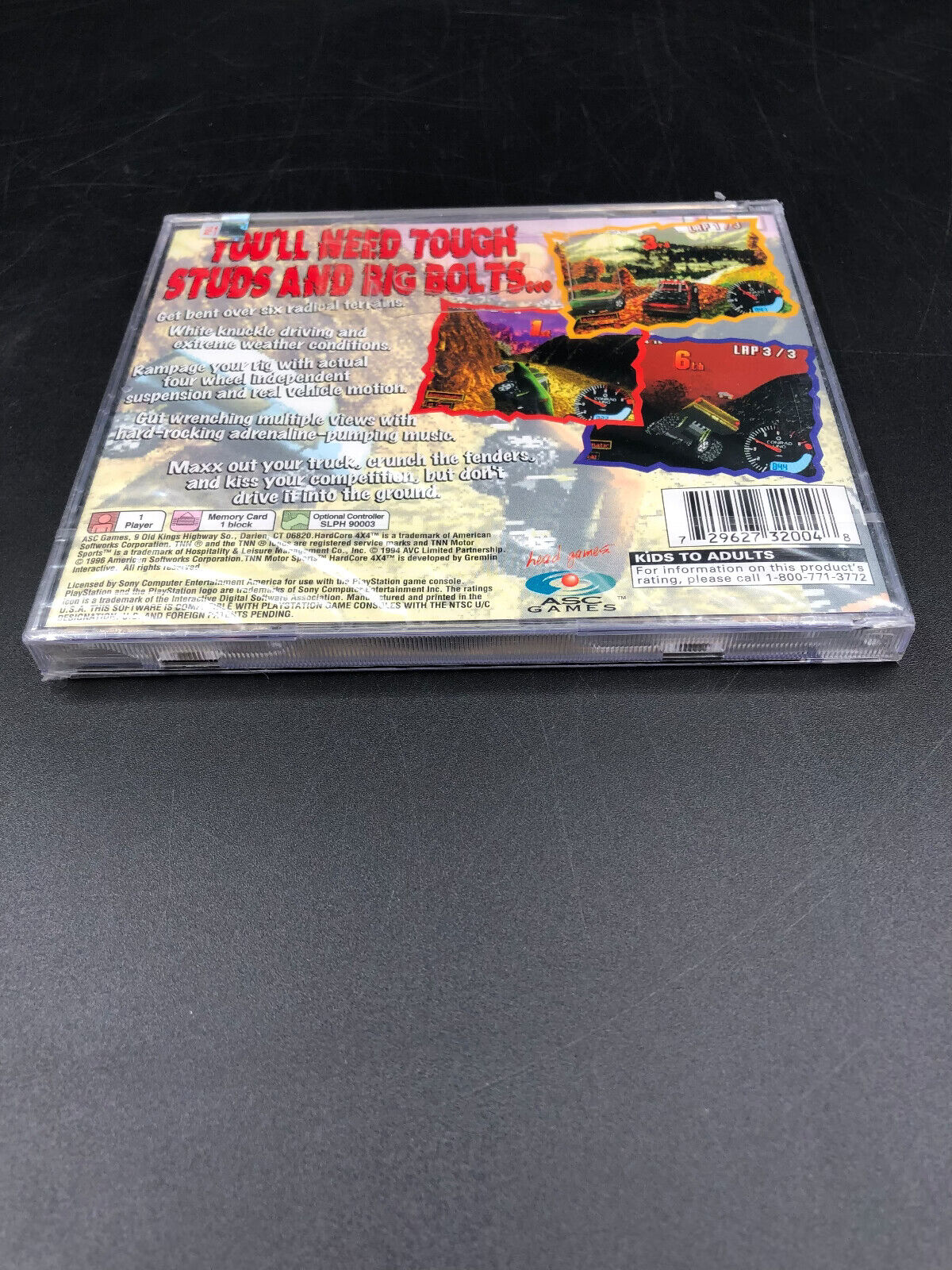 TNN Motorsports HardCore 4x4 (Sony PlayStation 1, 1996) *BRAND NEW*