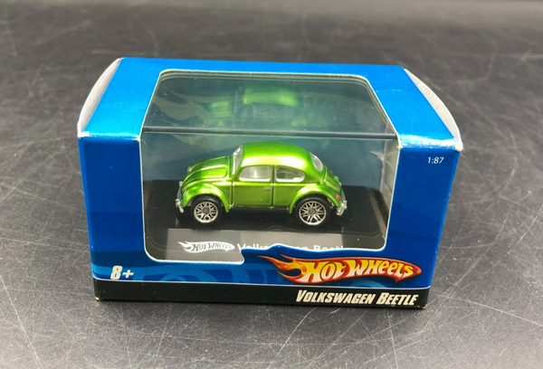 2007 Hot Wheels 1:87 Scale Volkswagen Beetle Green Diecast Car - NEW