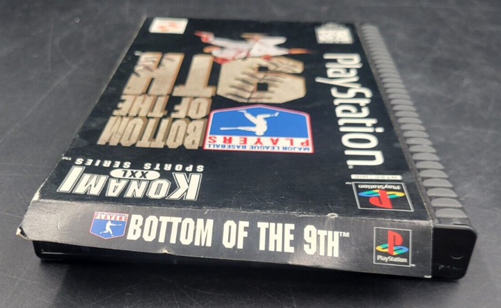 PLAYSTATION 1 - LONG BOX GAME: MLB BOTTOM OF THE 9TH  *USED, SEE PICS & DETAIL*