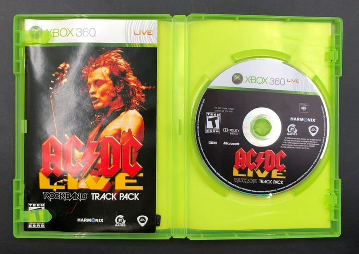 ACDC Live Rock Band Track Pack (XBOX 360) w/ Manual