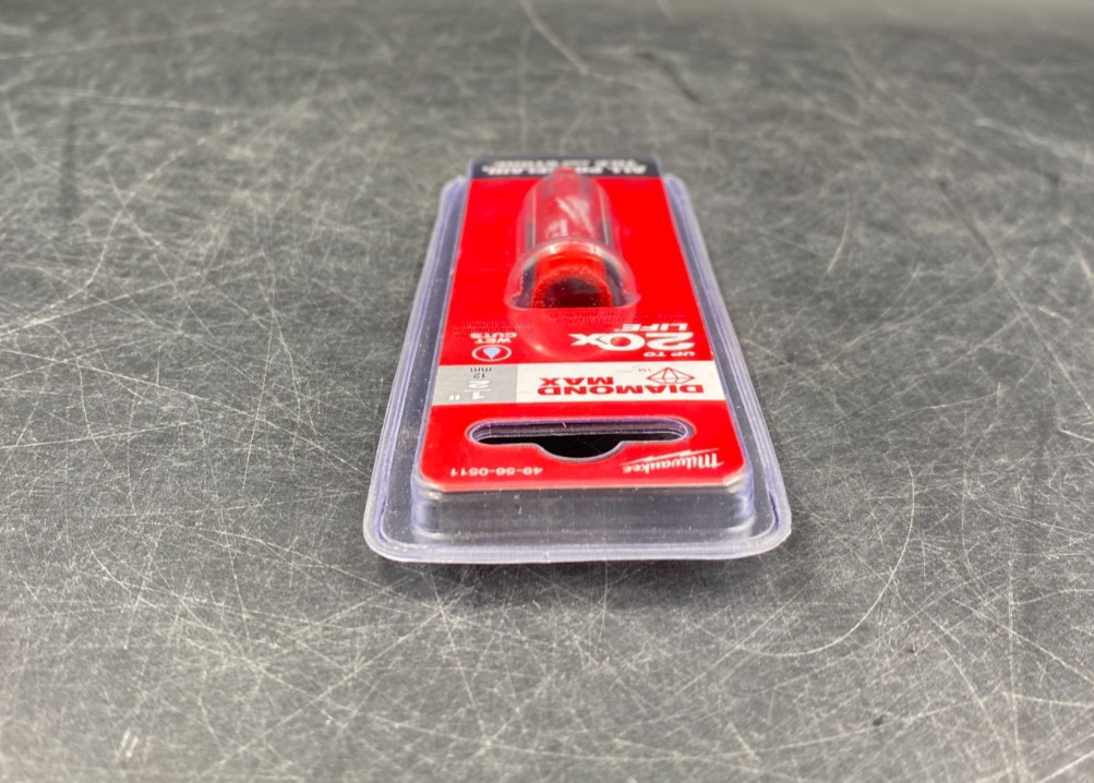 Milwaukee 49-56-0511 1/2" 12mm Diamon Max Hole Saw Bit - NEW