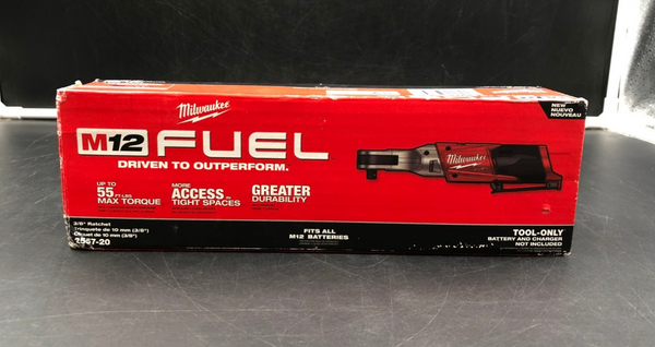 Milwaukee 2557-20 M12 Fuel 3/8" Ratchet (Tool-Only) - OPEN BOX