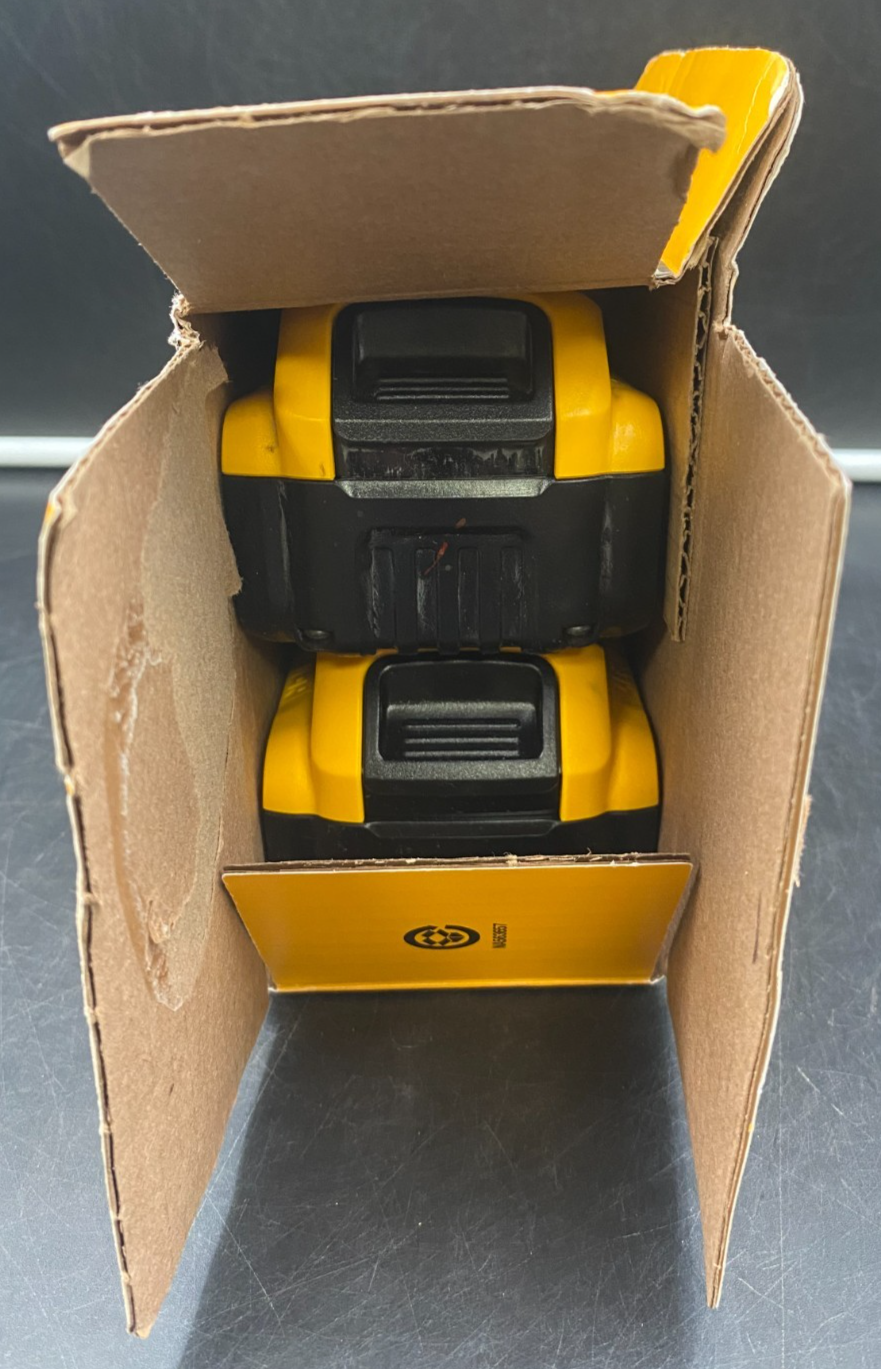 DEWALT 5AH 20V BATTERY - 2 PACK DCB205-2 *USED, SEE PICS*