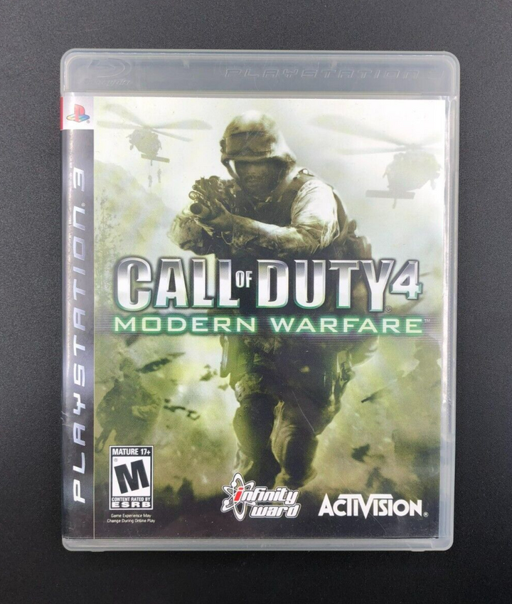 Call of Duty 4: Modern Warfare (PlayStation 3, PS3) w/ Manual