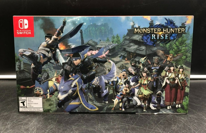Nintendo Switch Monster Hunter Rise Deluxe Edition Console - NEW Sealed