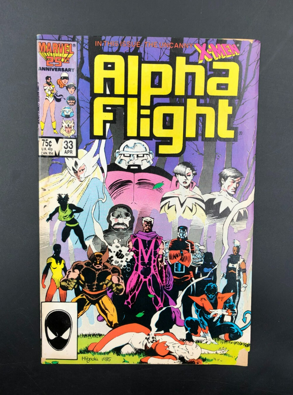 Alpha Flight: Ft. The Uncanny X-Men Issue #33 (Marvel Comics) Comic Book