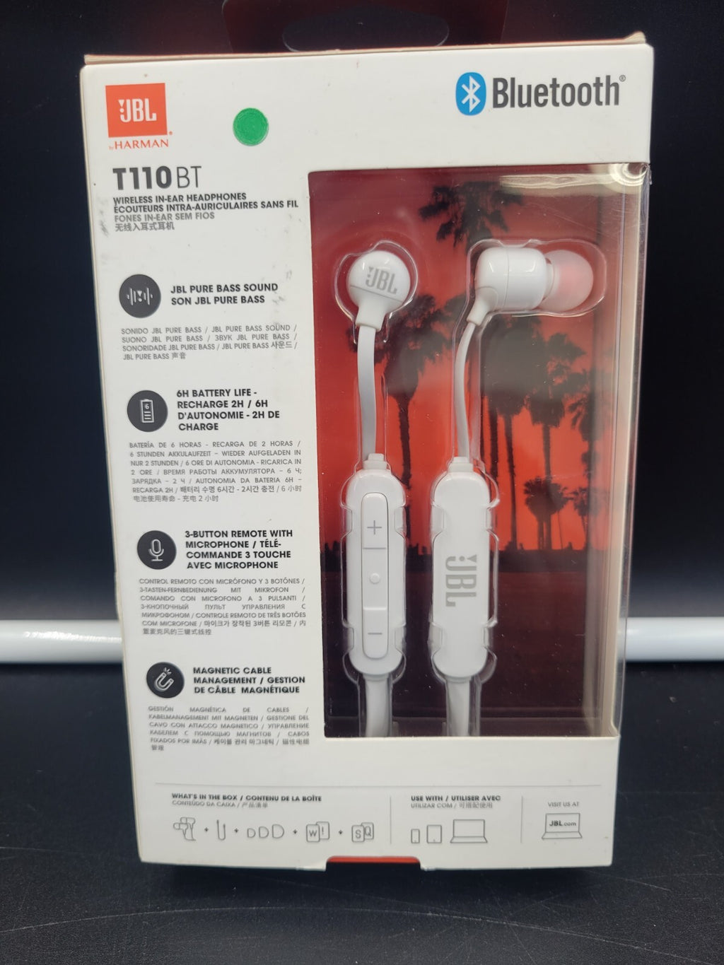 JBL HARMAN T110BT: Wireless In-Ear Headphones *BRAND NEW, SEALED*