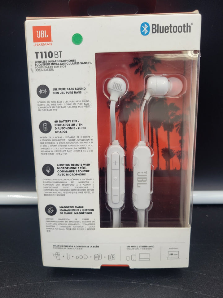 JBL HARMAN T110BT: Wireless In-Ear Headphones *BRAND NEW, SEALED*