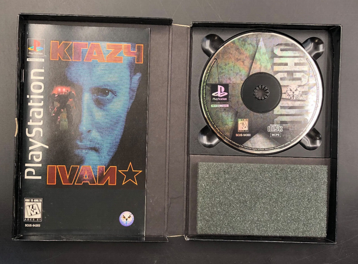 Krazy Ivan (PlayStation 1, PS1) Long Box w/ Manual