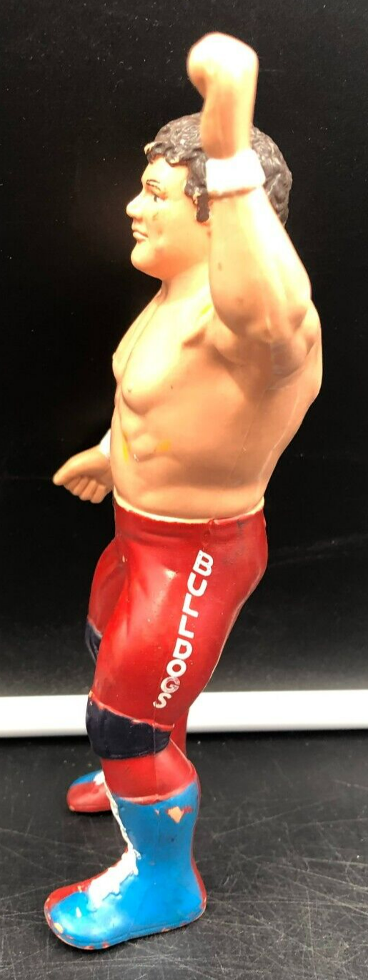 1986 Titan Sports LJN WWF 8" BRITISH BULLDOG DYNAMITE KID (Messy Hair) Figure