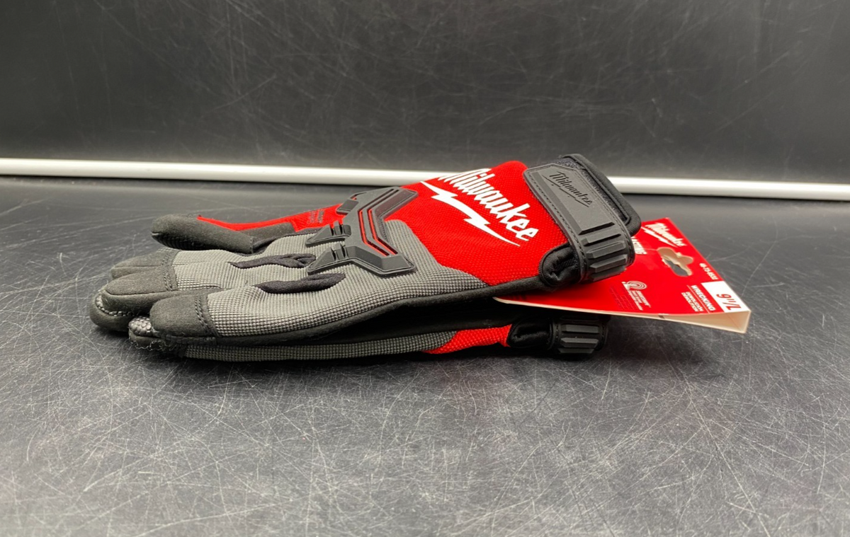 Milwaukee 48-73-8532 Long-Lasting Wrecking Work Gloves Size 9"/Large - NEW