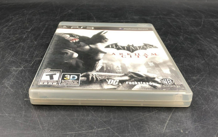 Batman: Arkham City (PlayStation 3, PS3) w/ EN/FR Manuals + Inserts