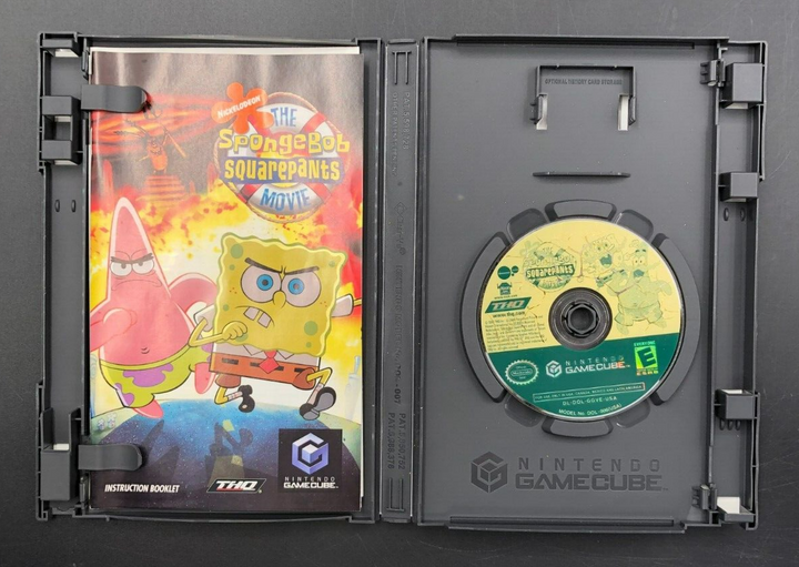Spongebob Squarepants The Movie (Nintendo GameCube) w/ Manual
