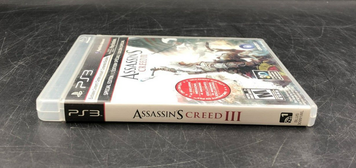 Assassin's Creed III - Signature Edition (PlayStation 3, PS3) w/ Manual + Insert