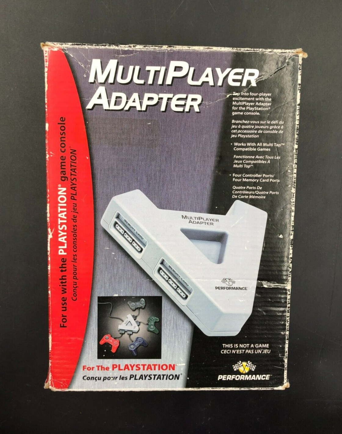 Performance MultiPlayer Adapter 4 Player for Sony PlayStation 1 PS1 in Box