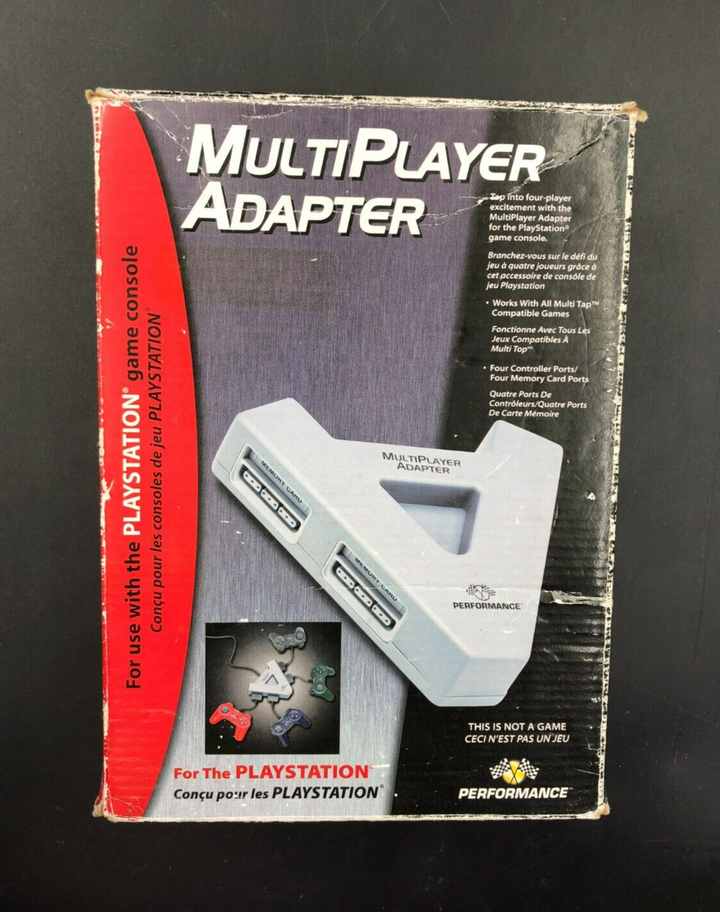 Performance MultiPlayer Adapter 4 Player for Sony PlayStation 1 PS1 in Box