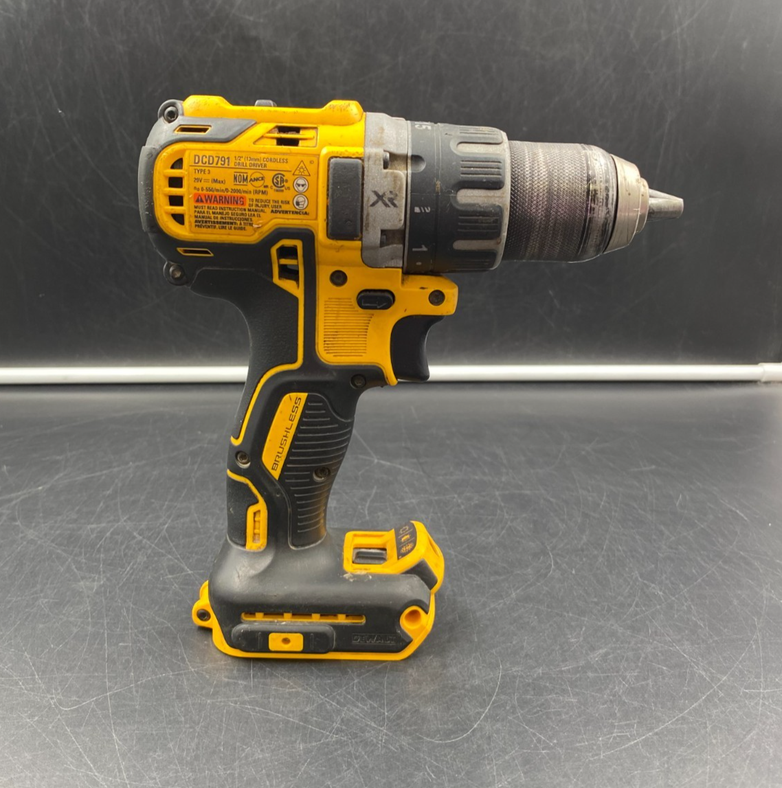 DeWalt DCD791 20V Max XR 1/2" (13mm) Cordless Drill Driver (Tool-Only)