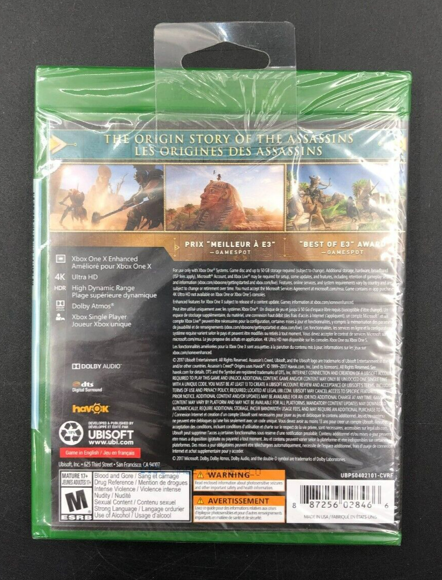 Assassin's Creed Origins XBOX ONE