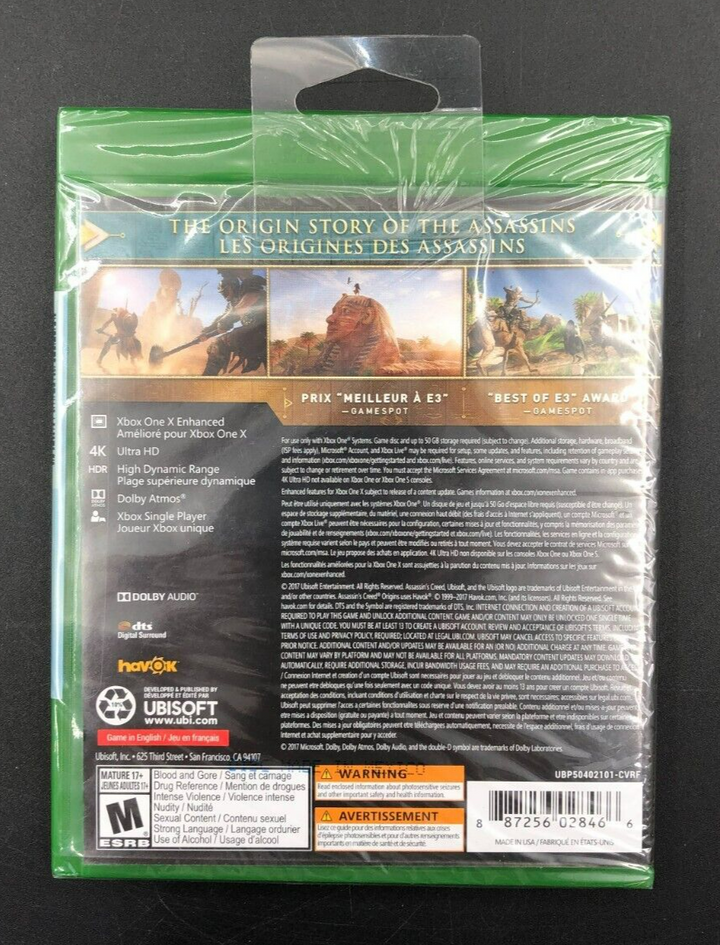Assassin's Creed Origins XBOX ONE