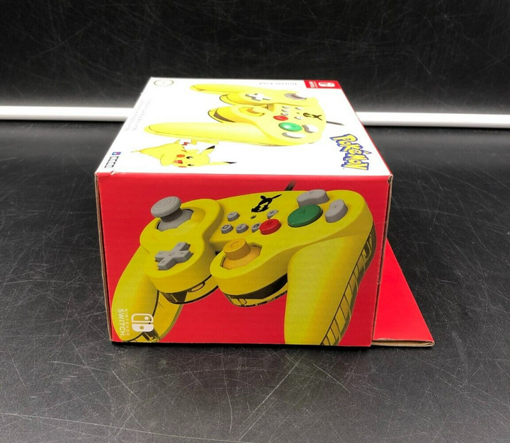 Hori Nintendo Switch Wired Pokemon Pikachu Yellow Battle Pad Controller - NEW