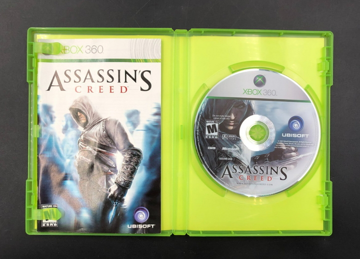 Assassin's Creed (Microsoft XBOX 360) w/ Manual