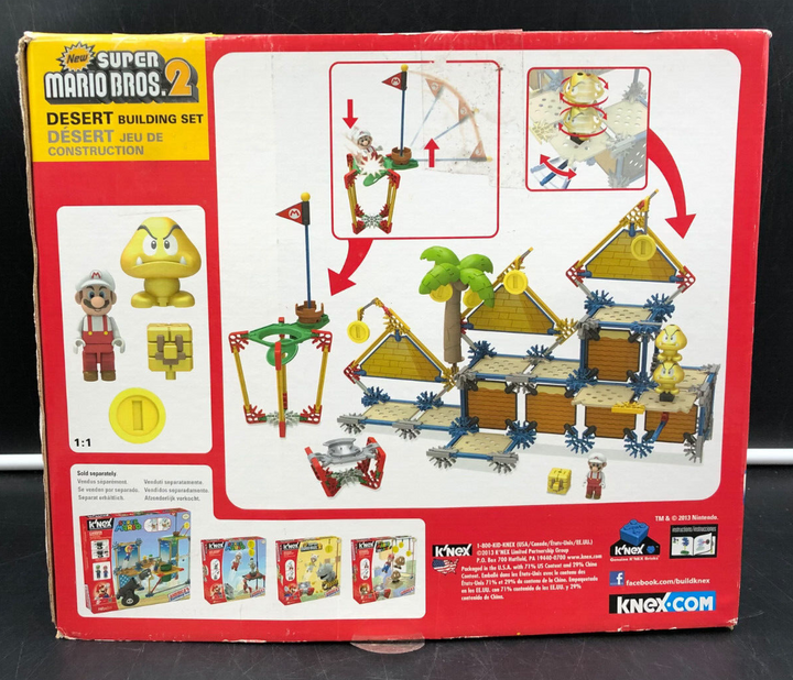 *AS-IS* America's Building Toy K'NEX New Super Mario Bros.2 *MISSING PIECES*