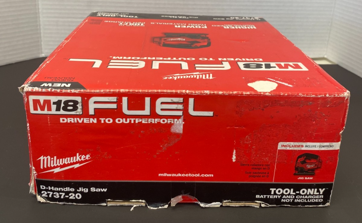 MILWAUKEE M18 FUEL D-HANDLE JIG SAW w/Box 2737-20 *USED, SEE PICS*