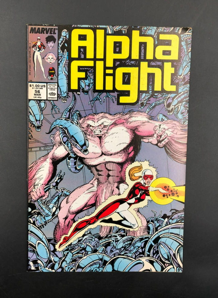 Alpha Flight Issue #56 (Marvel Comics) Comic Book