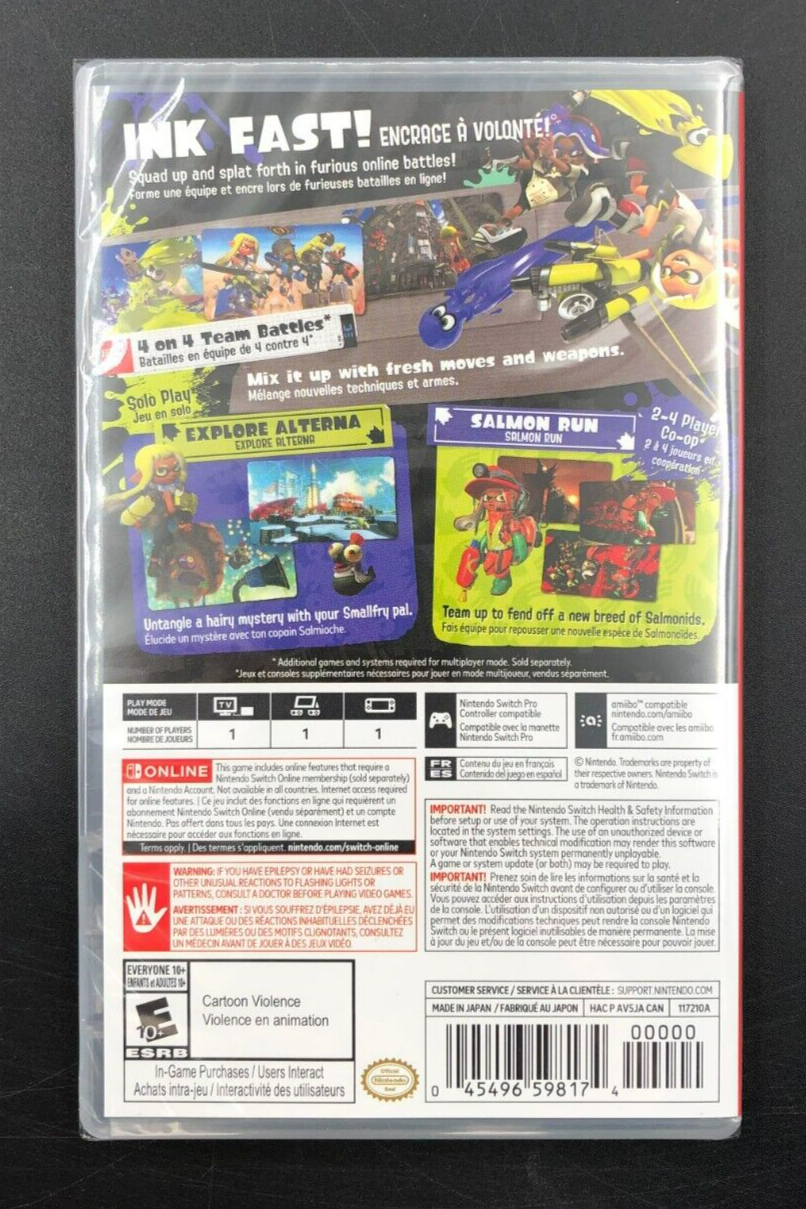 Splatoon 3 Nintendo Switch - NEW