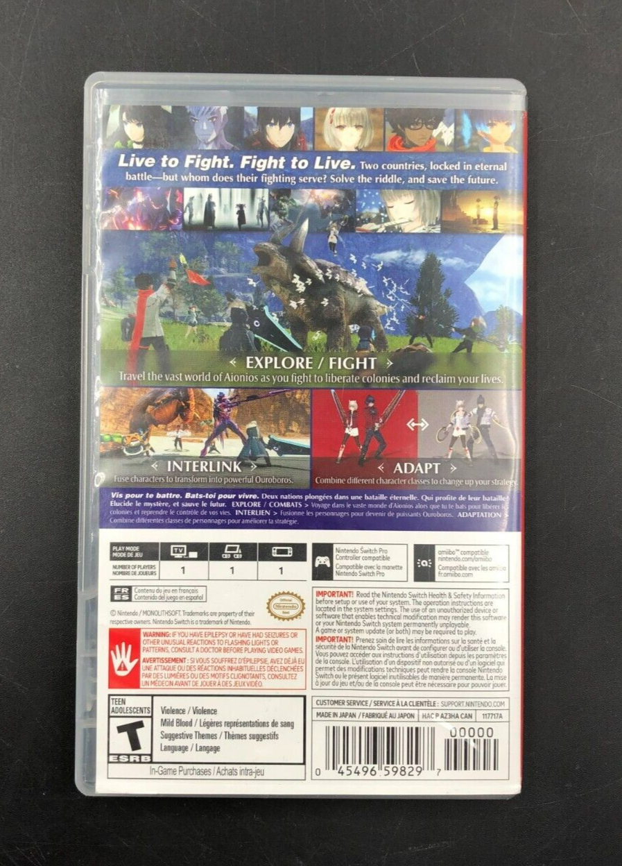 Xenoblade Chronicles 3 (Nintendo Switch) in Case