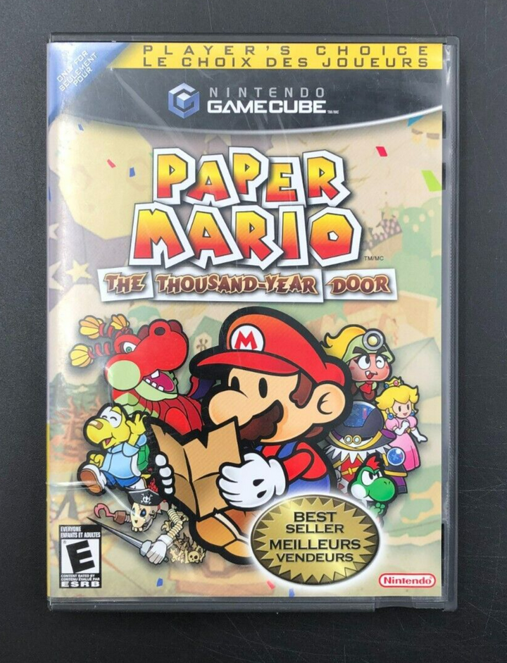 Paper Mario: The Thousand-Year Door (Nintendo GameCube) w/ Manual