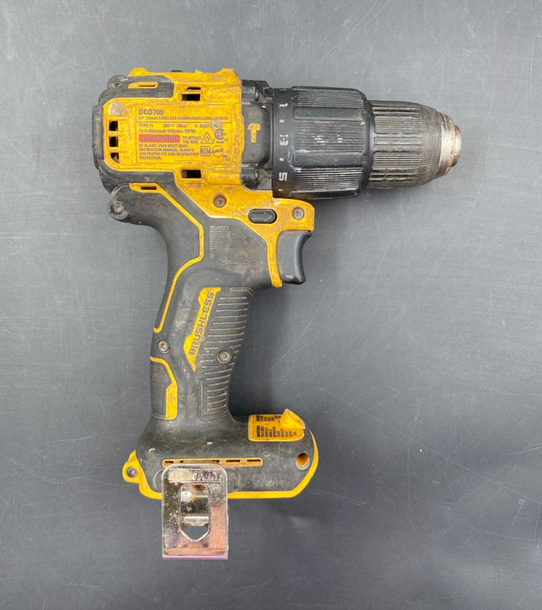 DeWalt DCD709 20V Max 1/2" (13mm) Cordless Hammerdrill/Drill Driver (Tool-Only)