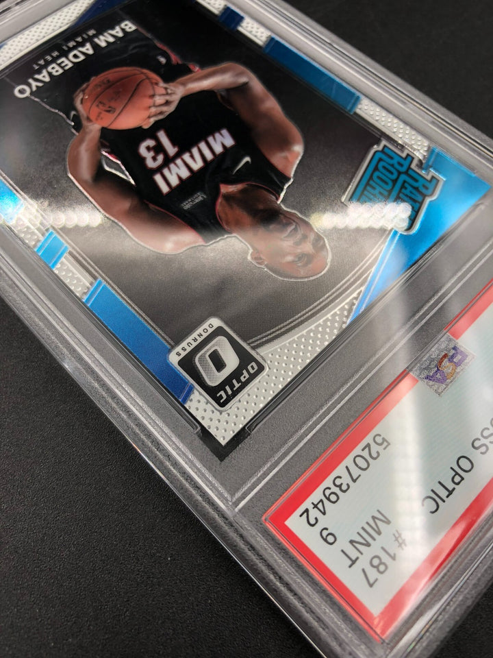2017-18 Panini Donruss Optic Rated Rookie Bam Adebayo #187 PSA 9 MINT