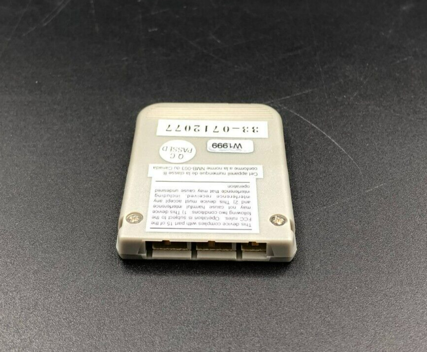 Performance Memory Card For the PlayStation 1, PS1