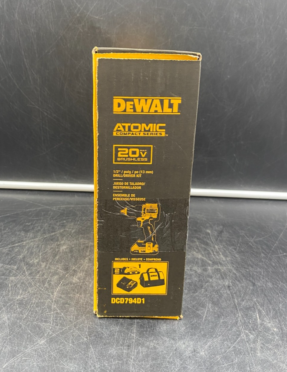 DeWalt DCD794D1 20V Max Brushless Atomic 1/2" Drill/Driver Kit - NEW